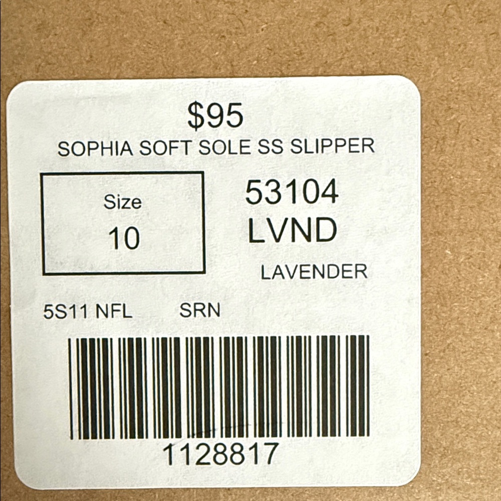 Overland Sophia Lavender Soft Sole Slippers